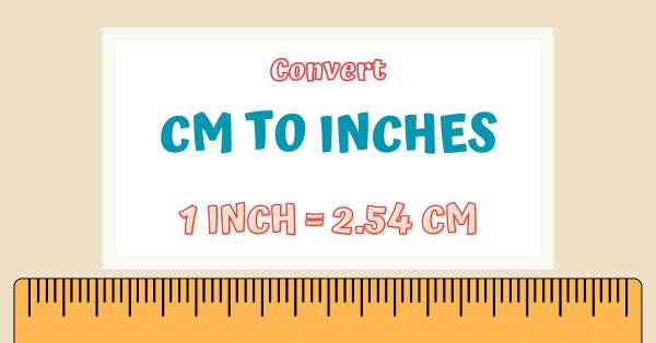 Cm to Inch feature image