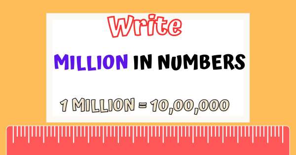 Million in numbers feature image